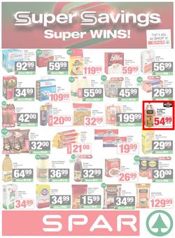 SPAR & SUPERSPAR Western Cape : Super Savings (23 September - 07 October 2025), page 1