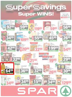 SPAR & SUPERSPAR Western Cape : Super Savings (23 September - 07 October 2025), page 1