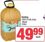Darling 100% Fruit Juice Blend-3Ltr