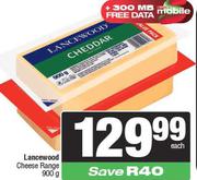 Lancewood Cheese Range-900g