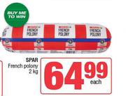 Spar French Polony-2kg
