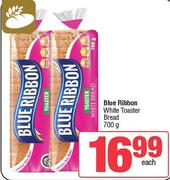Blue Ribbon White Toaster Bread-700g Each