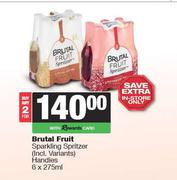 Brutal Fruit Sparkling Spitzer (Incl. Variants) Handies-For Any 2 x 6 x 275ml
