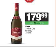 KWV 3 Year Old Brandy-750ml