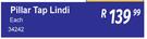 Pillar Tap Lindi 34242-Each