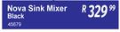 Nova Sink Mixer Black 45679