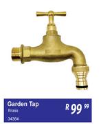 Garden Tap Brass 34364