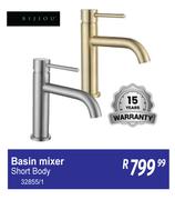 Bijiou Basin Mixer Short Body 32855/1
