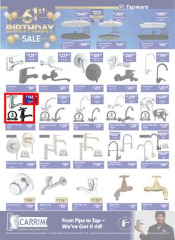 K Carrim Builders Mecca : 61st Birthday Sale (26 September - 24 November 2025), page 12
