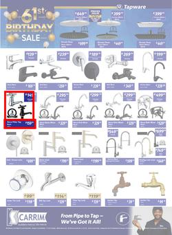 K Carrim Builders Mecca : 61st Birthday Sale (26 September - 24 November 2025), page 12