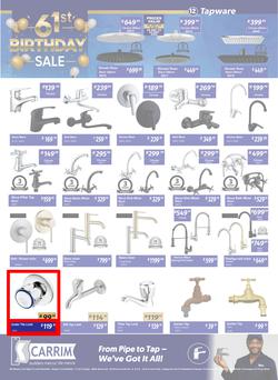 K Carrim Builders Mecca : 61st Birthday Sale (26 September - 24 November 2025), page 12