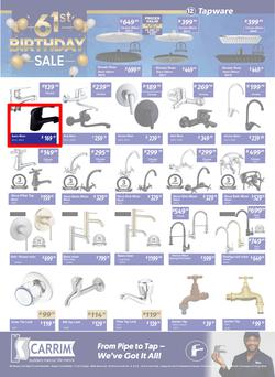 K Carrim Builders Mecca : 61st Birthday Sale (26 September - 24 November 2025), page 12