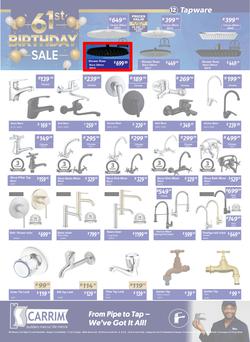 K Carrim Builders Mecca : 61st Birthday Sale (26 September - 24 November 2025), page 12