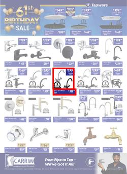 K Carrim Builders Mecca : 61st Birthday Sale (26 September - 24 November 2025), page 12