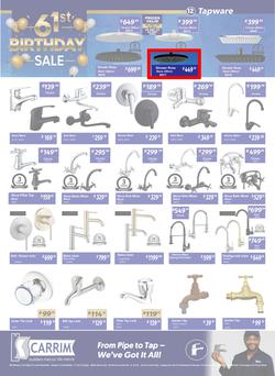 K Carrim Builders Mecca : 61st Birthday Sale (26 September - 24 November 2025), page 12