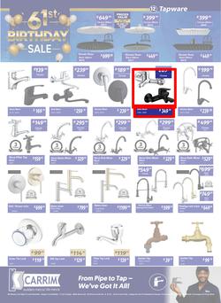 K Carrim Builders Mecca : 61st Birthday Sale (26 September - 24 November 2025), page 12