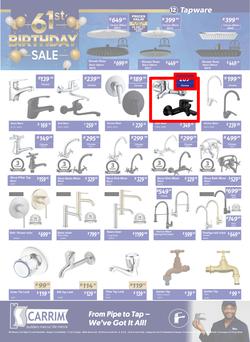 K Carrim Builders Mecca : 61st Birthday Sale (26 September - 24 November 2025), page 12