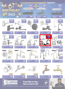 K Carrim Builders Mecca : 61st Birthday Sale (26 September - 24 November 2025), page 12