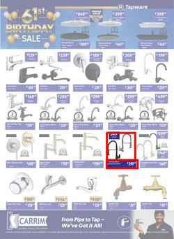 K Carrim Builders Mecca : 61st Birthday Sale (26 September - 24 November 2025), page 12