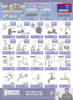 K Carrim Builders Mecca : 61st Birthday Sale (26 September - 24 November 2025), page 12