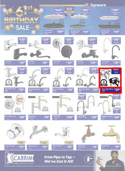 K Carrim Builders Mecca : 61st Birthday Sale (26 September - 24 November 2025), page 12