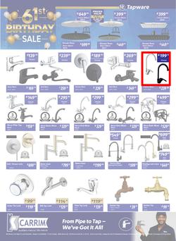K Carrim Builders Mecca : 61st Birthday Sale (26 September - 24 November 2025), page 12