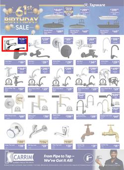 K Carrim Builders Mecca : 61st Birthday Sale (26 September - 24 November 2025), page 12