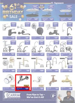 K Carrim Builders Mecca : 61st Birthday Sale (26 September - 24 November 2025), page 12