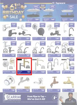 K Carrim Builders Mecca : 61st Birthday Sale (26 September - 24 November 2025), page 12