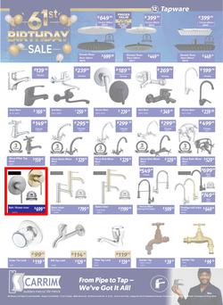 K Carrim Builders Mecca : 61st Birthday Sale (26 September - 24 November 2025), page 12