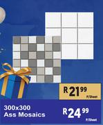 Assorted Mosaics 300 x 300-Per Sheet