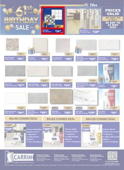 K Carrim Builders Mecca : 61st Birthday Sale (26 September - 24 November 2025), page 16