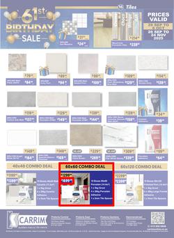 K Carrim Builders Mecca : 61st Birthday Sale (26 September - 24 November 2025), page 16