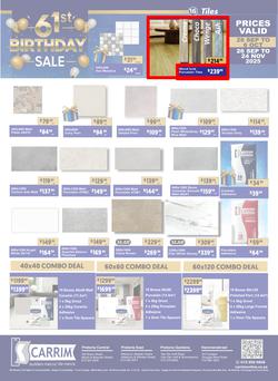 K Carrim Builders Mecca : 61st Birthday Sale (26 September - 24 November 2025), page 16