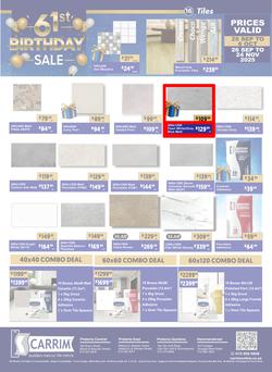 K Carrim Builders Mecca : 61st Birthday Sale (26 September - 24 November 2025), page 16