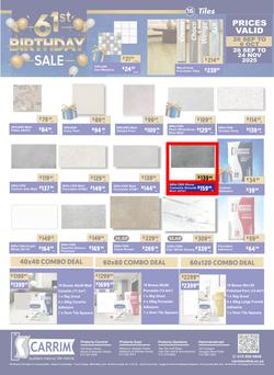 K Carrim Builders Mecca : 61st Birthday Sale (26 September - 24 November 2025), page 16
