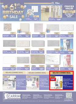 K Carrim Builders Mecca : 61st Birthday Sale (26 September - 24 November 2025), page 16