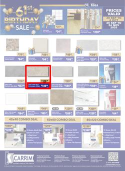 K Carrim Builders Mecca : 61st Birthday Sale (26 September - 24 November 2025), page 16