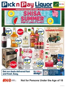 Pick n Pay : Shisa Summer (23 September - 06 October 2025)