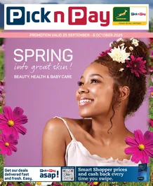 Pick n Pay : Health & Beauty (25 September - 06 October 2025)