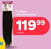 Free Flow Drawstring Pony 1 Black