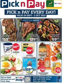 Pick n Pay Eastern Cape : Everyday Specials (29 September - 05 October 2025)