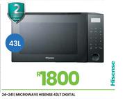 Hisense 43L Digital Microwave Oven 24-241