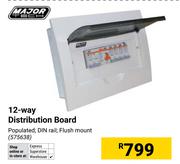 Major Tech 12 Way Distribution Board 575638