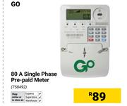 Go 80A Single Phase Pre Paid Meter 758492