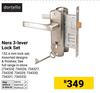 Dortello Nera 3-Lever Lock Set