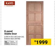 Kayo 8-Panel Stable Door 33730-2.032m(h) X 813mm(w)