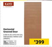 Kayo Horizontal Grooved Door 2.032m (h) x 813mm (w) 399291