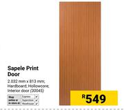 Sapele Print Door 30045-2.032mm X 813mm
