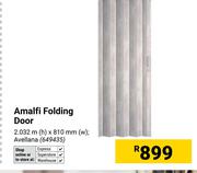 Amalfi Folding Door 649435- 2032m (h) x 810mm (w)